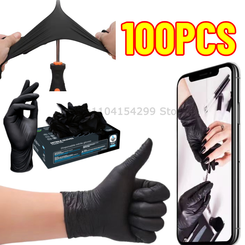 Latex Disposable Glove - Disposable Nitrile Waterproof Gloves Dish Washing