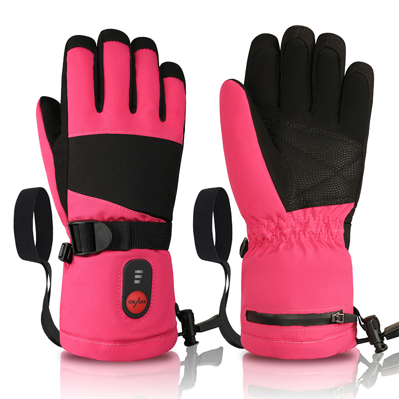 Ski Glove Waterproof - 2026 Heated Gloves Kids Children Waterproof