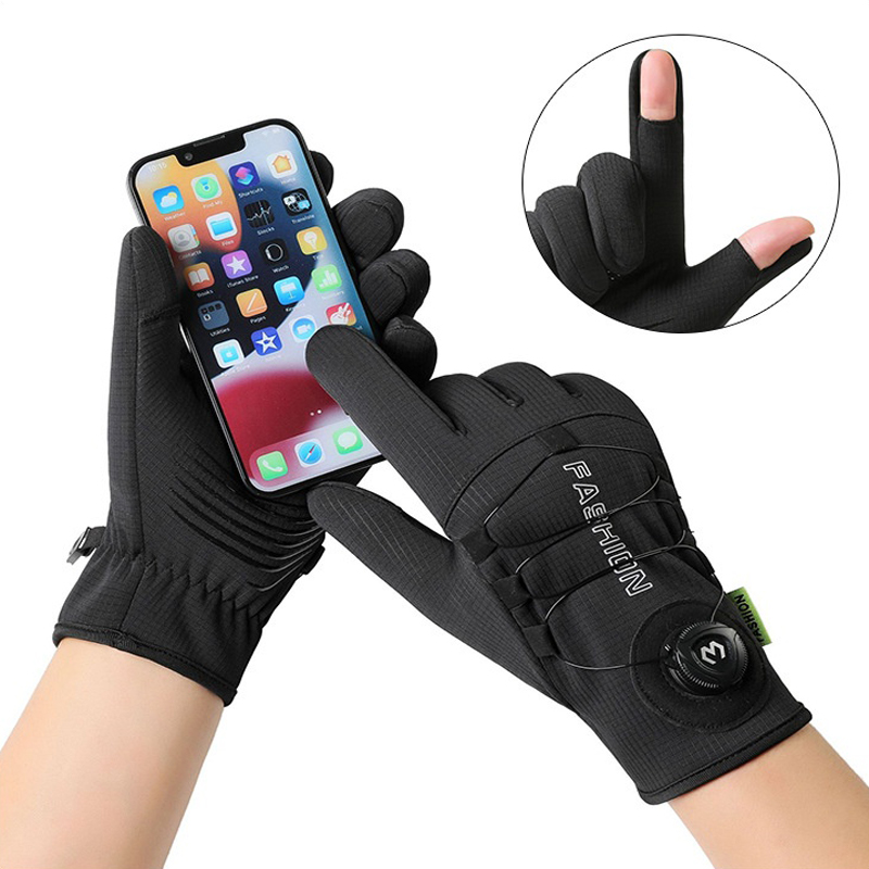 Ski Glove Waterproof - Motorcycle Autumn Winter Warm Fleece Full