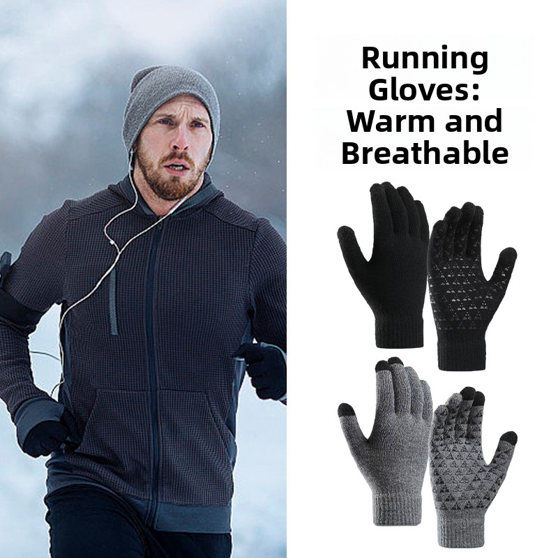 Unisex Outdoor Running Sports  - огляд і ціна Wool Glove Lined