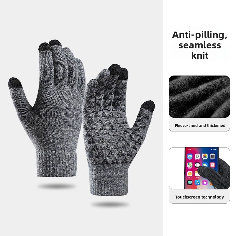 Unisex Outdoor Running Sports  - огляд і ціна Wool Glove Lined