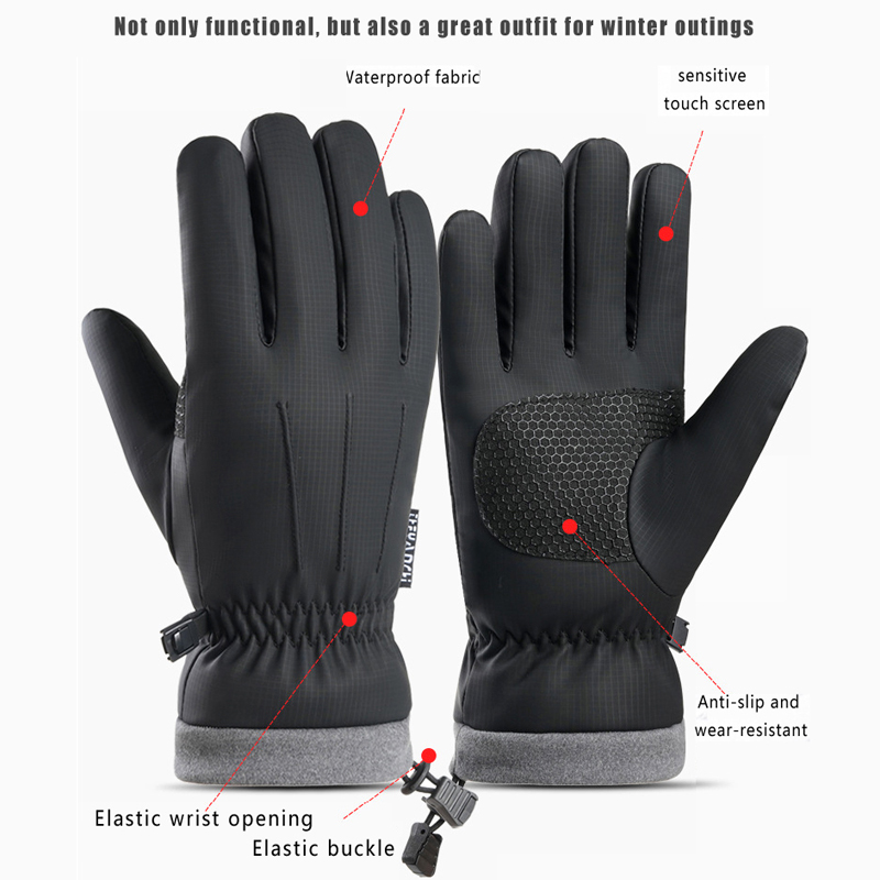 Waterproof Winter Gloves for M - огляд і ціна Ski Glove Waterproof