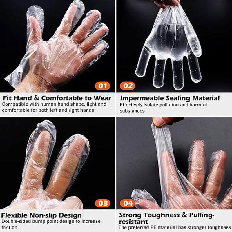 Clear Disposable Gloves Transp - огляд і ціна Latex Disposable Glove