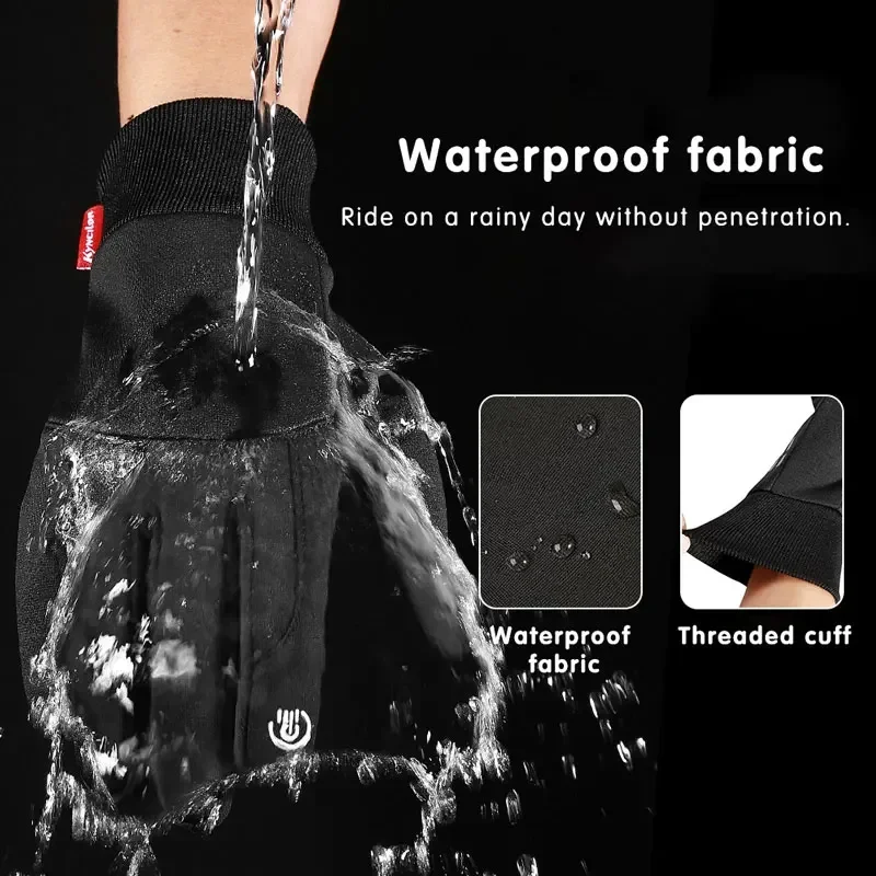 Waterproof Black/Grey Non-slip - огляд і ціна Ski Glove Waterproof