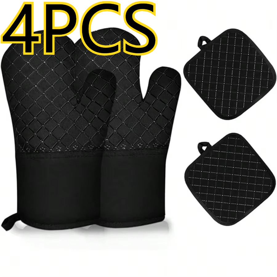 4PCS Silicone Kitchen Microwav - огляд і ціна Heat Resistant Glove
