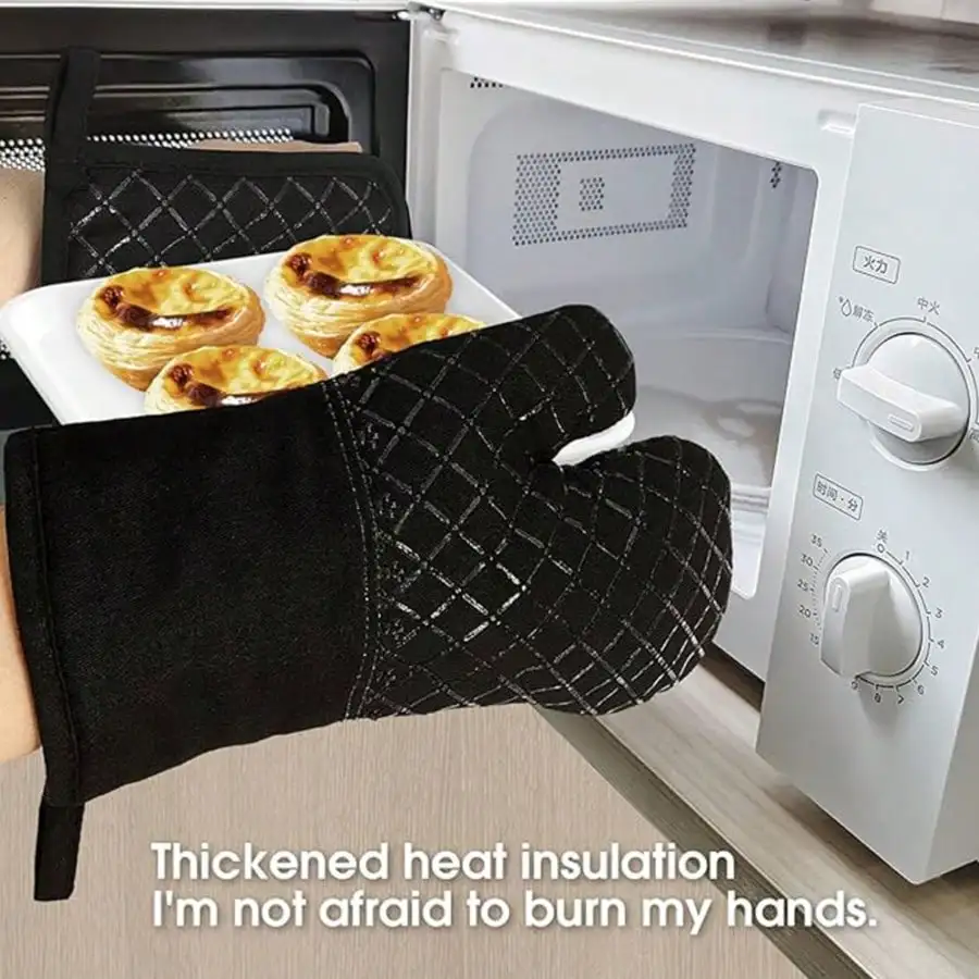 4PCS Silicone Kitchen Microwav - огляд і ціна Heat Resistant Glove