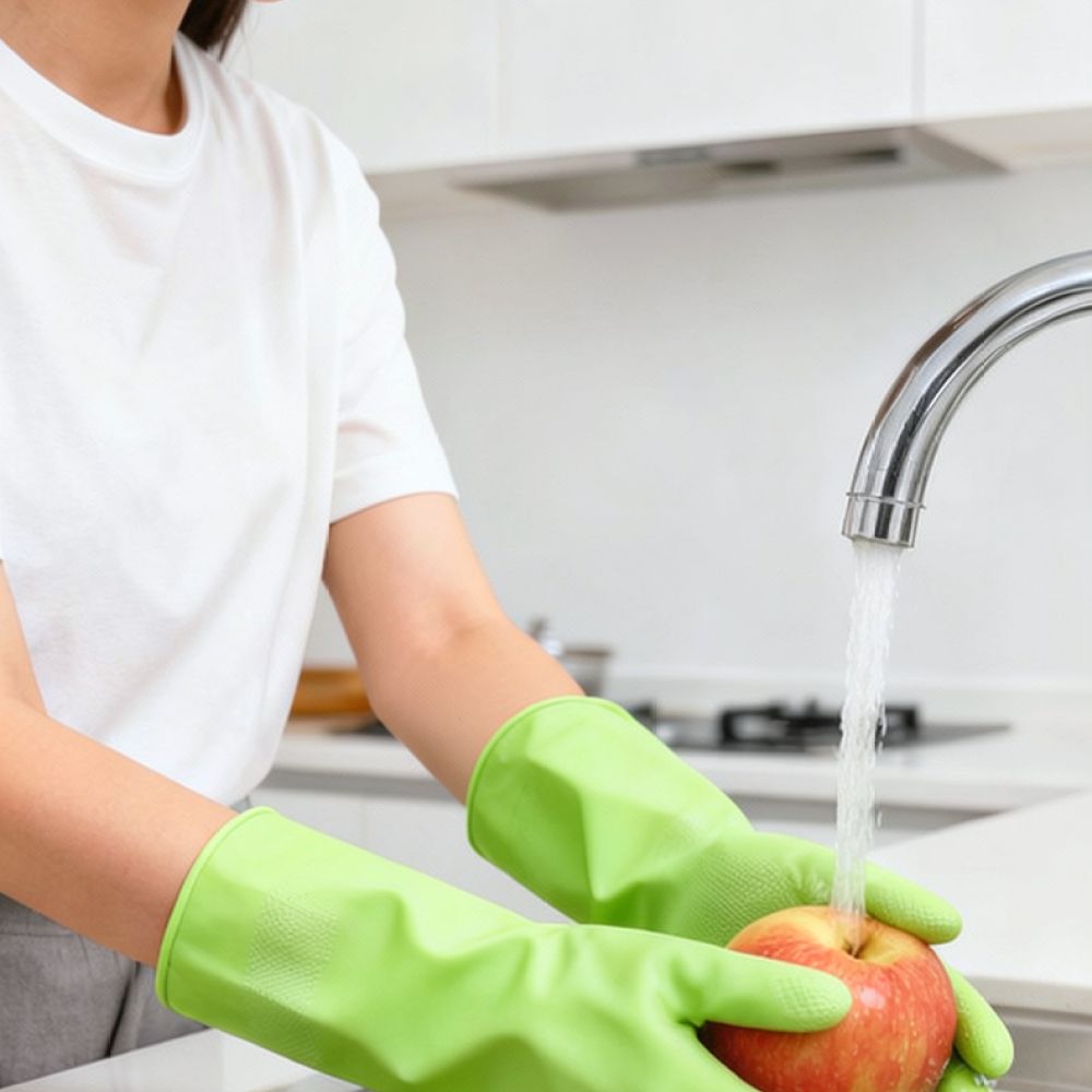 Durable Nitrile Kitchen Gloves - огляд і ціна Dish Glove Rubber