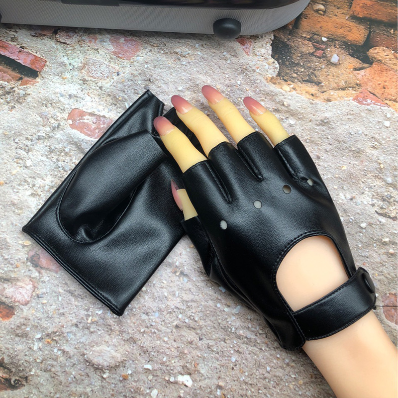 Women Punk Nightclub Hip Hop S - огляд і ціна Leather Driving Glove
