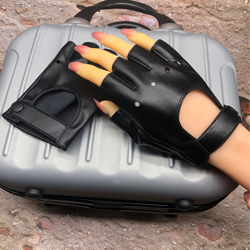 Women Punk Nightclub Hip Hop S - огляд і ціна Leather Driving Glove