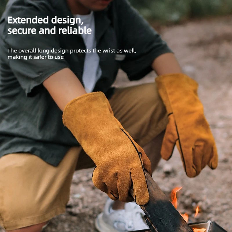 New 2026 Leather Work Gloves H - огляд і ціна Heat Resistant Glove