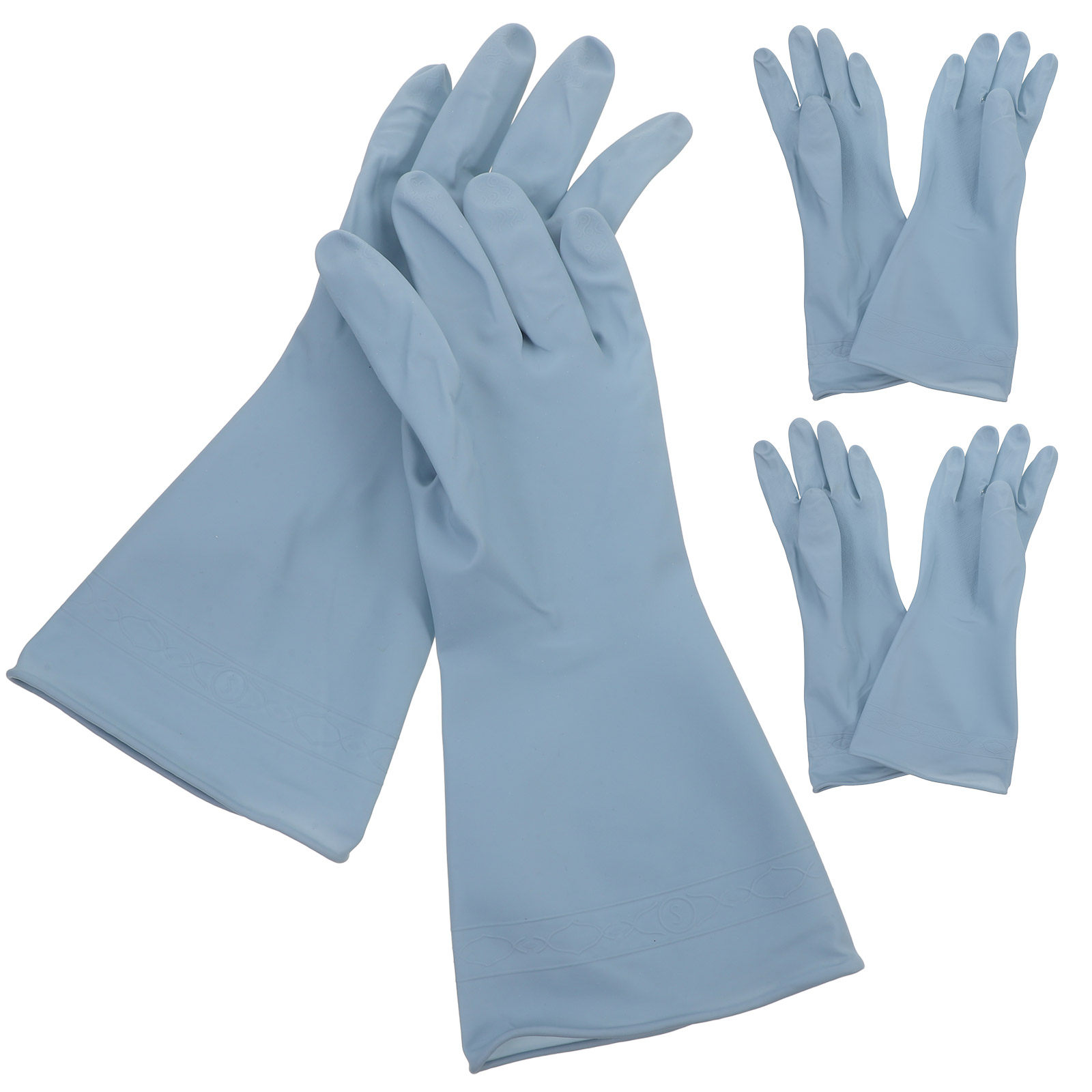 3Pairs Long Dishwashing Gloves - огляд і ціна Dish Glove Rubber